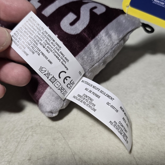 Snack On Snacks Hersheys Chocolate Bar  8” Plush Bean Bag NEW With Tags Candy - Picture 12 of 12